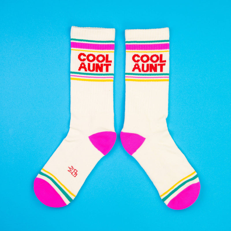 Gumball Poodle - Cool Aunt Gym Crew Socks - Jennie Dots 