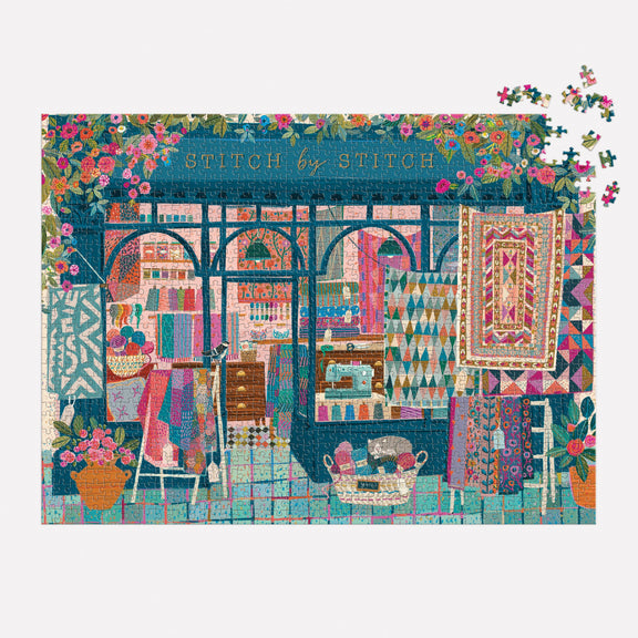 Stitch by Stitch 1000 Piece Puzzle - Jennie Dots