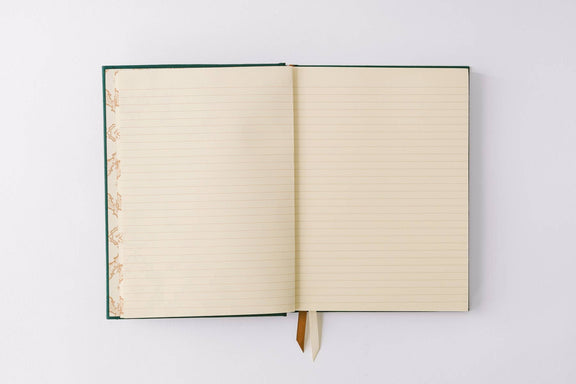 Good Juju Ink - Golden Thistle Bookcloth Hardcover Notebook - Jennie Dots