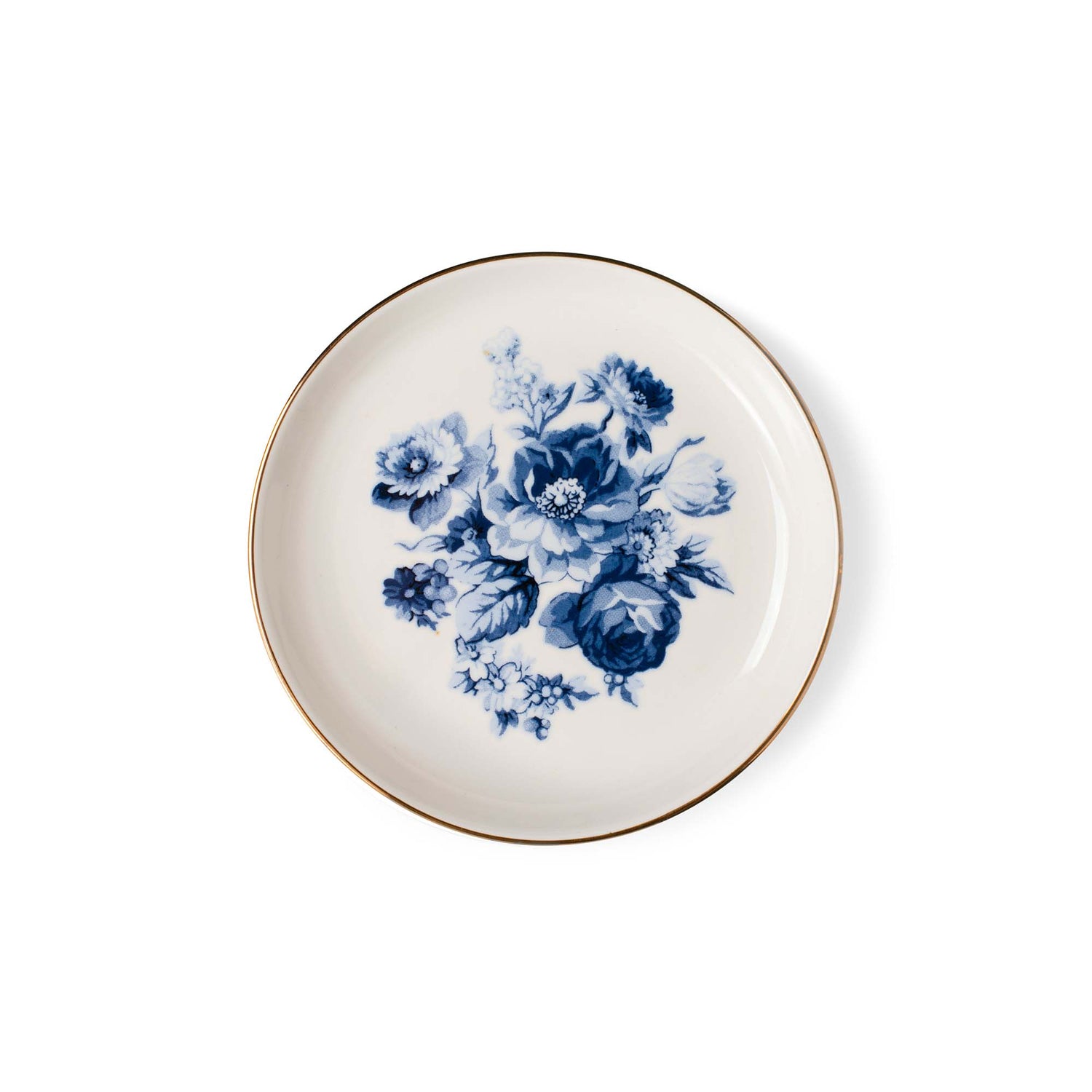 Fringe Studio - Blue Bouquet Memento Small Round Dish