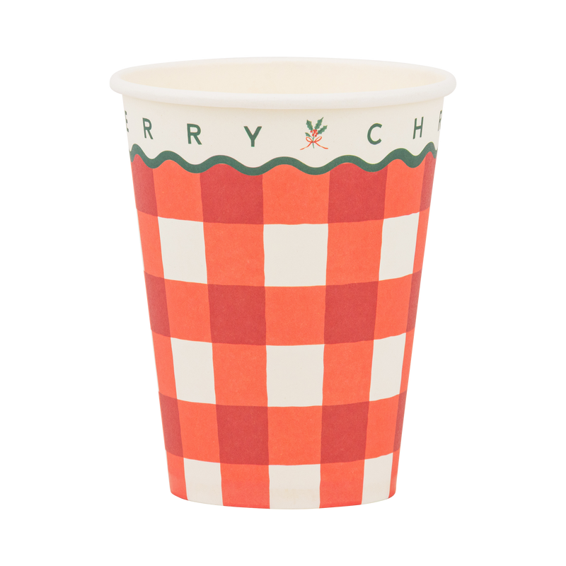 My Mind’s Eye - Merry Christmas Gingham Party Cup