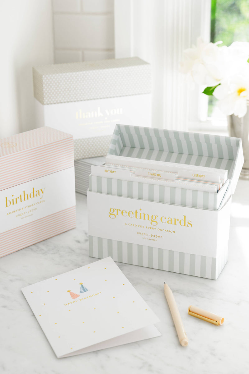 Sugar Paper - Everyday Box Set | 12 Assorted Greeting Cards