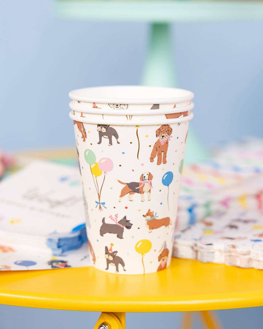 Dog Party Cup - 12 oz - Jennie Dots