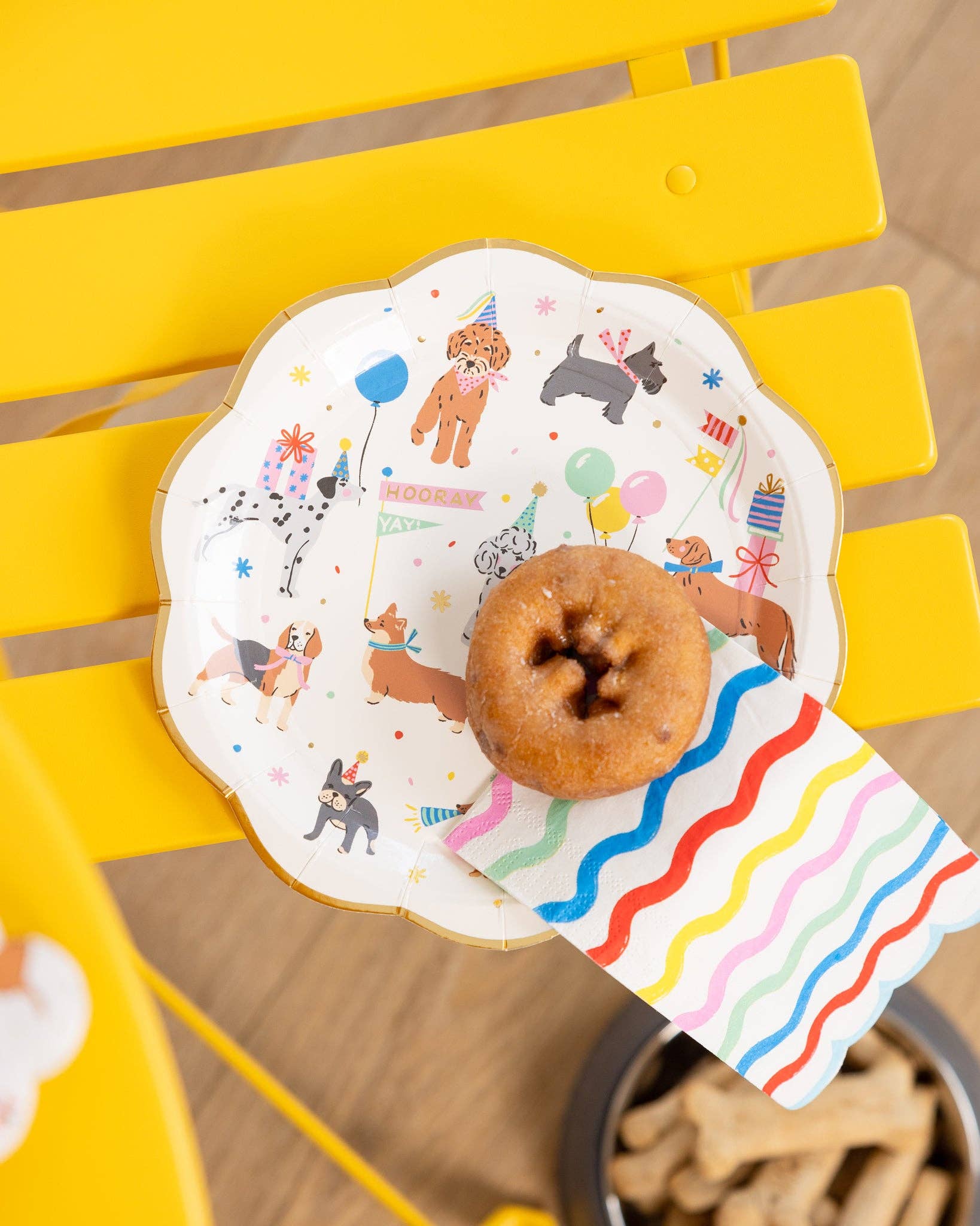Dog Party Plate - Jennie Dots