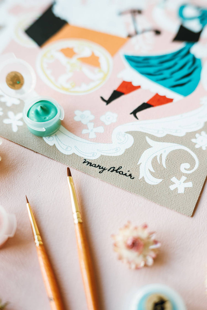 Mary Blair's Petal Peddler Paint-by-Number Kit - Jennie Dots 