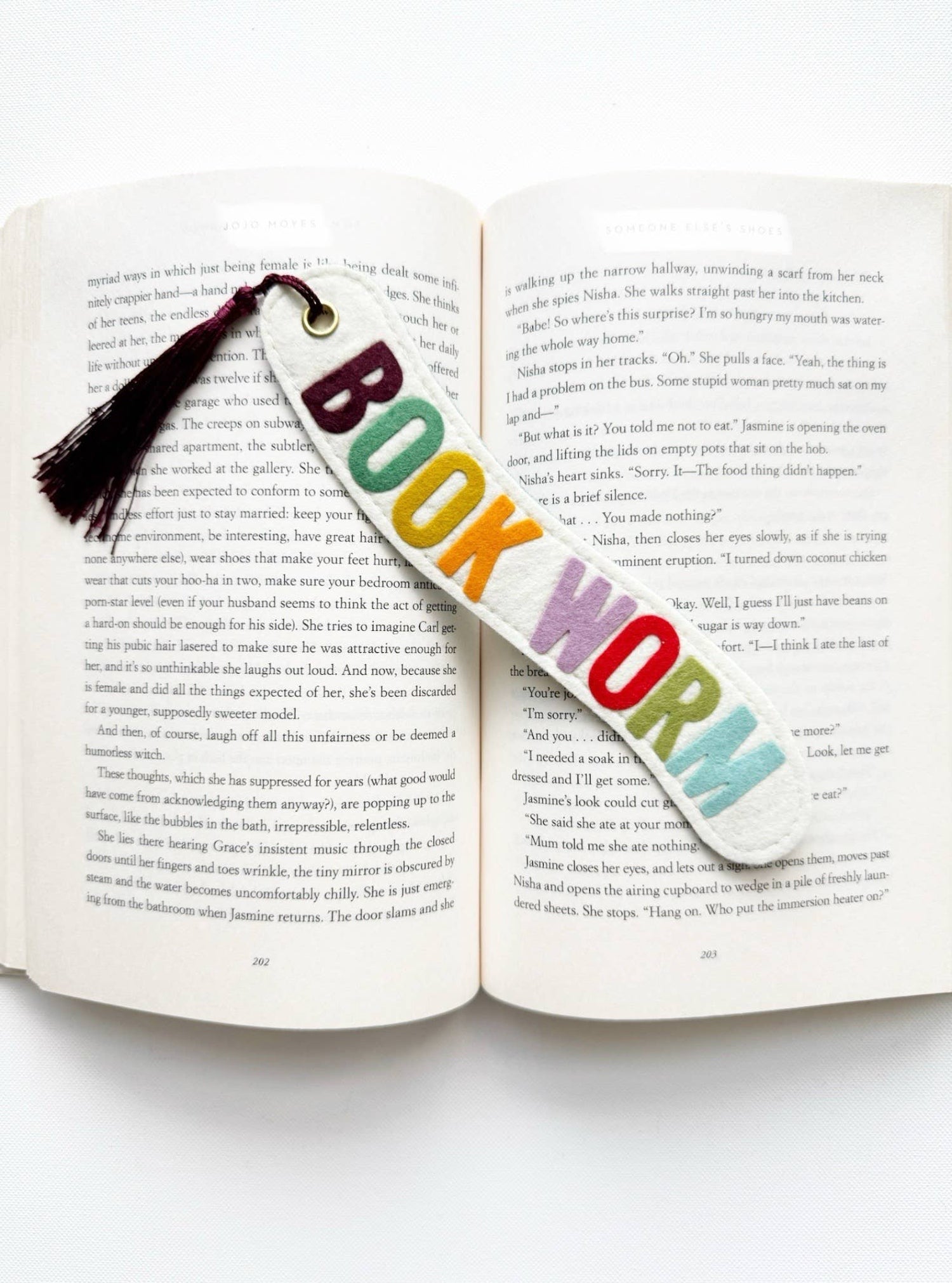 Milo & Mollie - Book Worm Bookmark