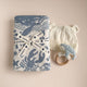 The Blueberry Hill - Set Nautical Blanket Whale Teether Cotton Hat Gift Summer - Jennie Dots