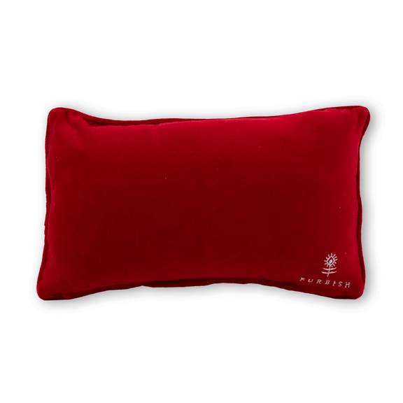 Furbish Studio - Hot New Bombshell Needlepoint Pillow - Jennie Dots