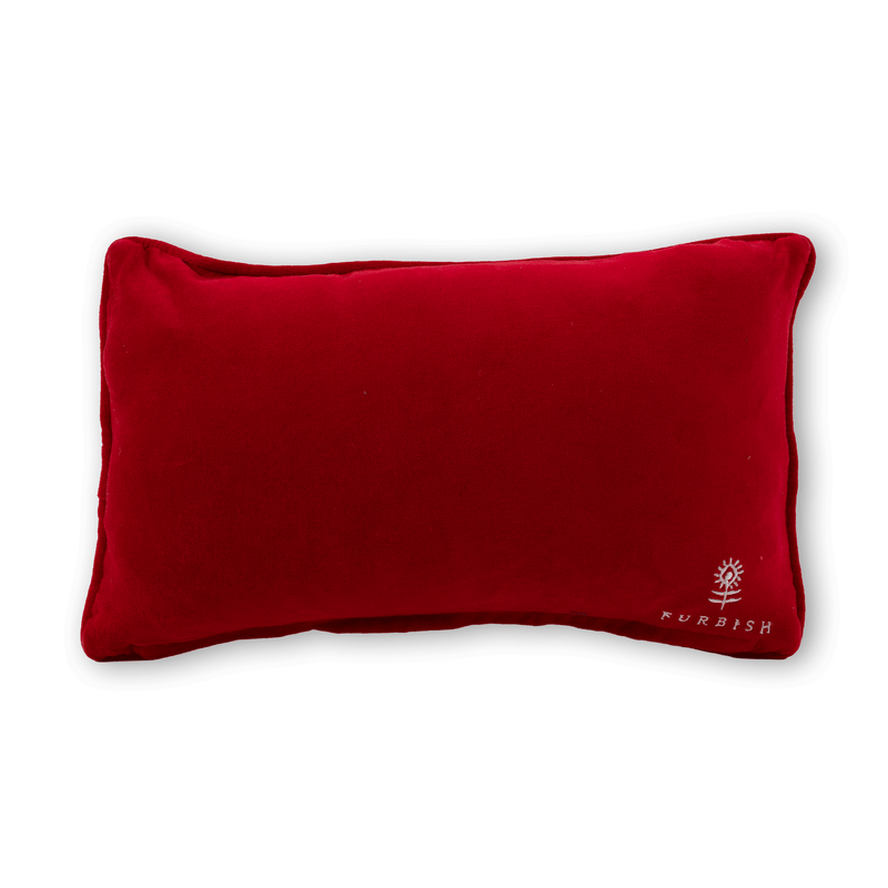 Furbish Studio - Hot New Bombshell Needlepoint Pillow - Jennie Dots