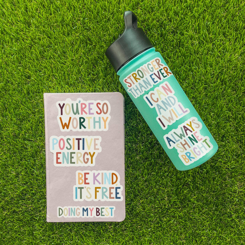 Big Moods - Be Kind, It's Free Positivity Lettering Sticker