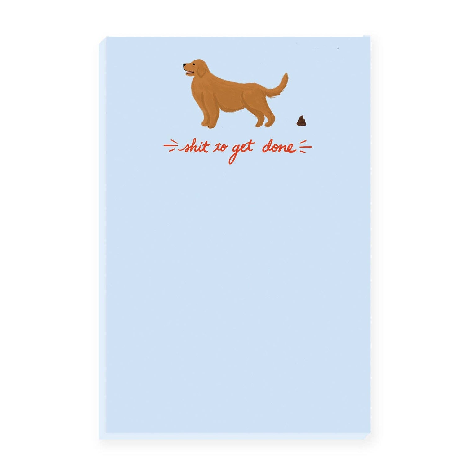 Slightly Stationery - Shit to Get Done Notepad | Dog Lovers Notepad