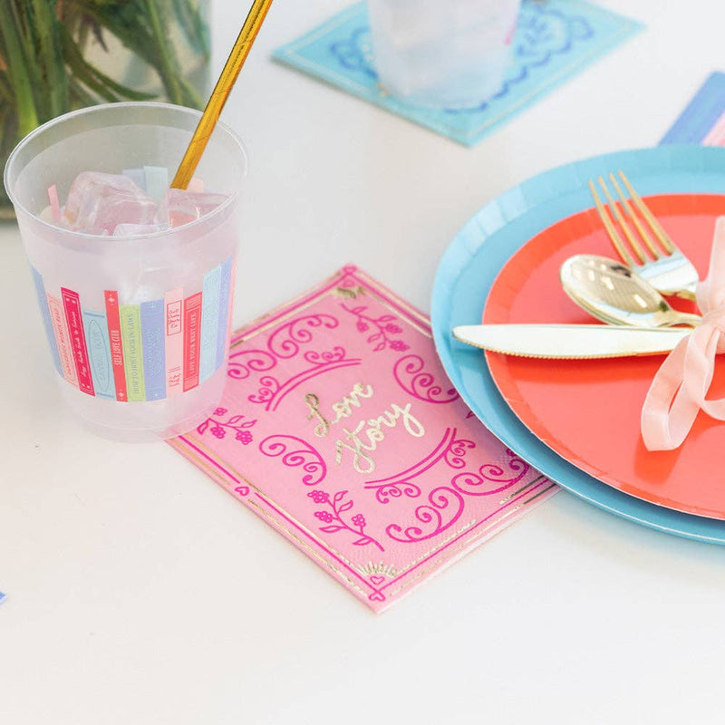 Jollity & Co. + Daydream Society - Book Club "Book Cover" Cocktail Napkins