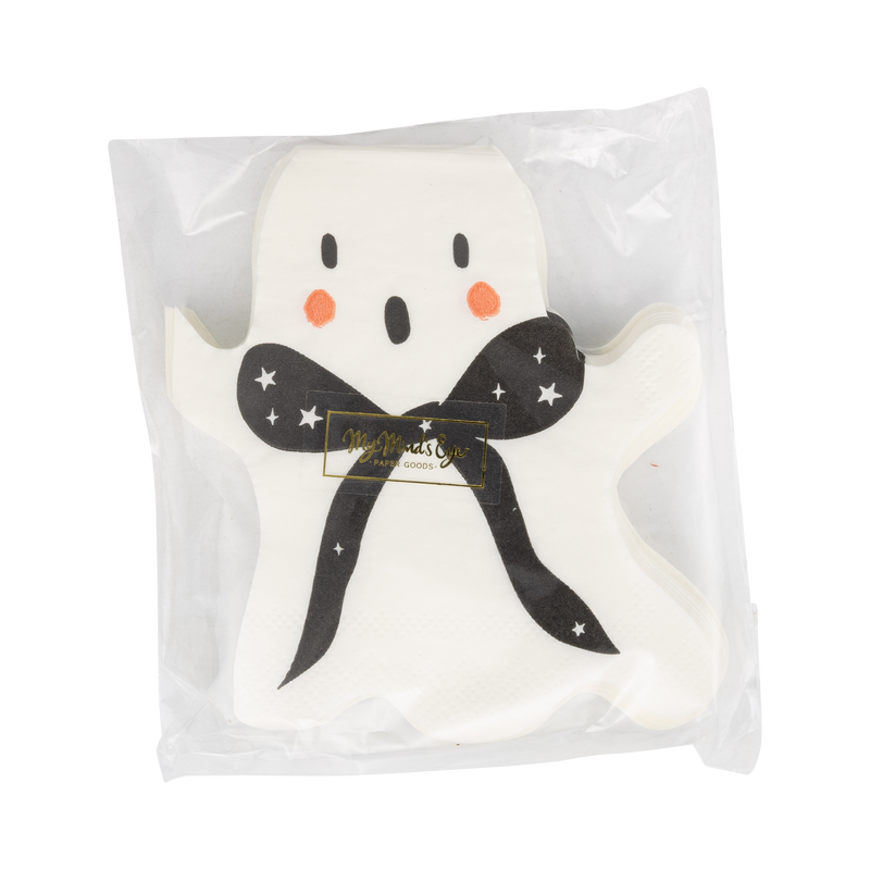 My Mind’s Eye - Booquette Ghost Shaped Cocktail Napkin