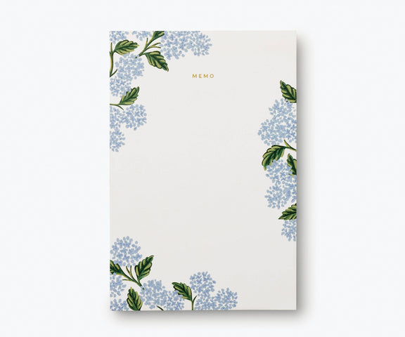 Rifle Paper Co. - Hydrangea Memo Notepad - Jennie Dots 