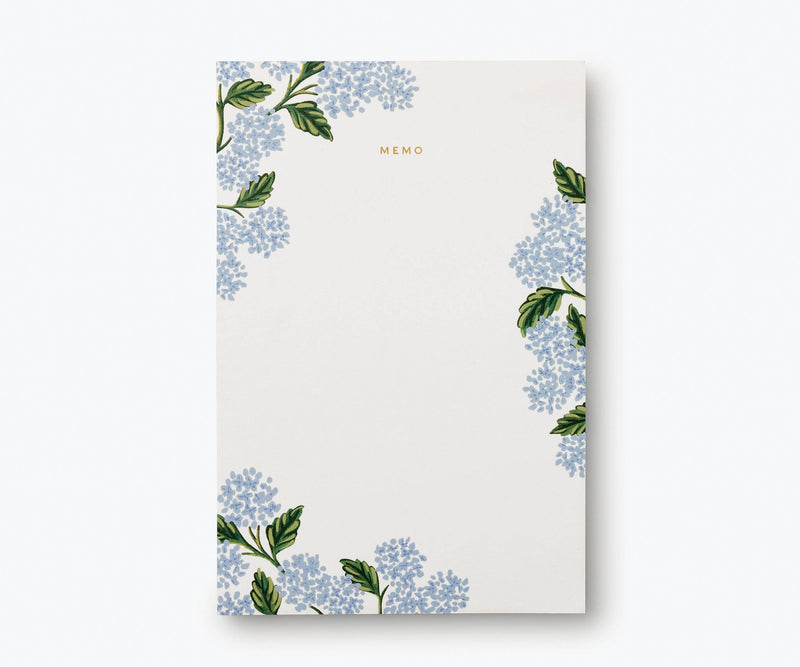 Rifle Paper Co. - Hydrangea Memo Notepad - Jennie Dots 