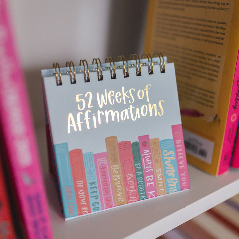 Pippi Post - 52 Weeks of Affirmations - Desk Flip Calendar