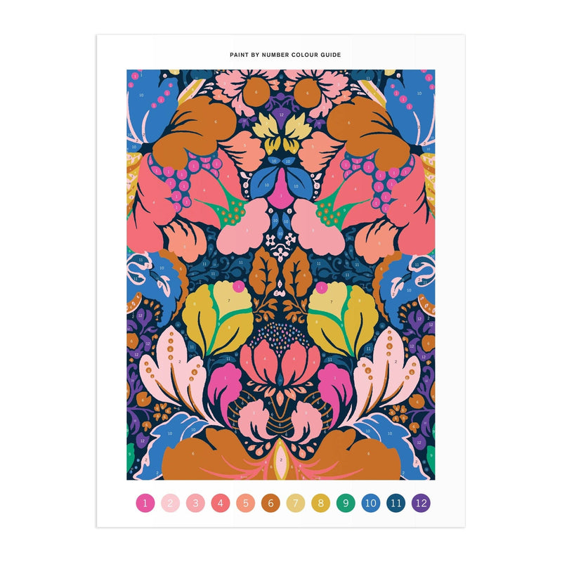 Chronicle Books - Liberty 9 x 12 Paint by Number Kit Glastonbury