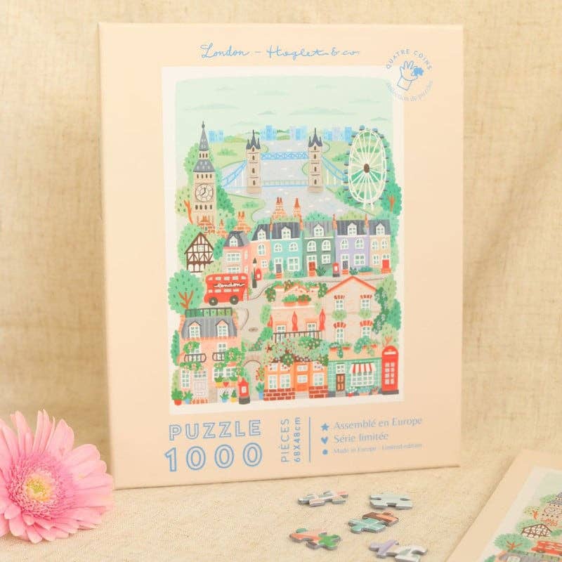 La Petite Épicerie - London puzzle by Hoglet&Co - 1000 pieces - Jennie Dots 