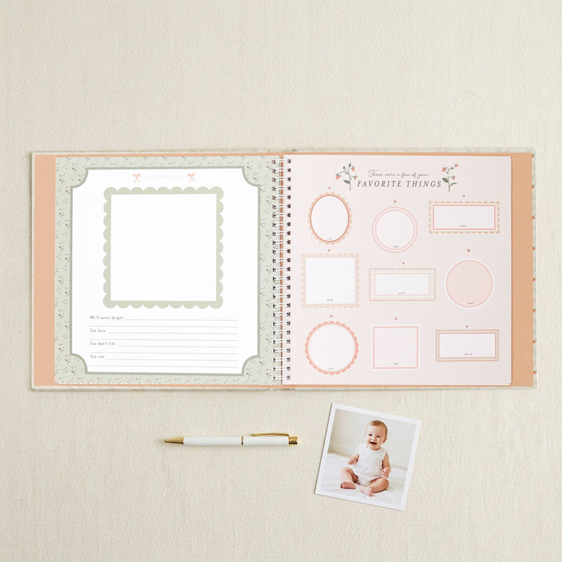 Lucy Darling - Cottage Garden First Year Baby Memory Book
