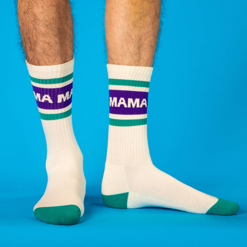 Gumball Poodle - Mama Gym Crew Socks - Jennie Dots