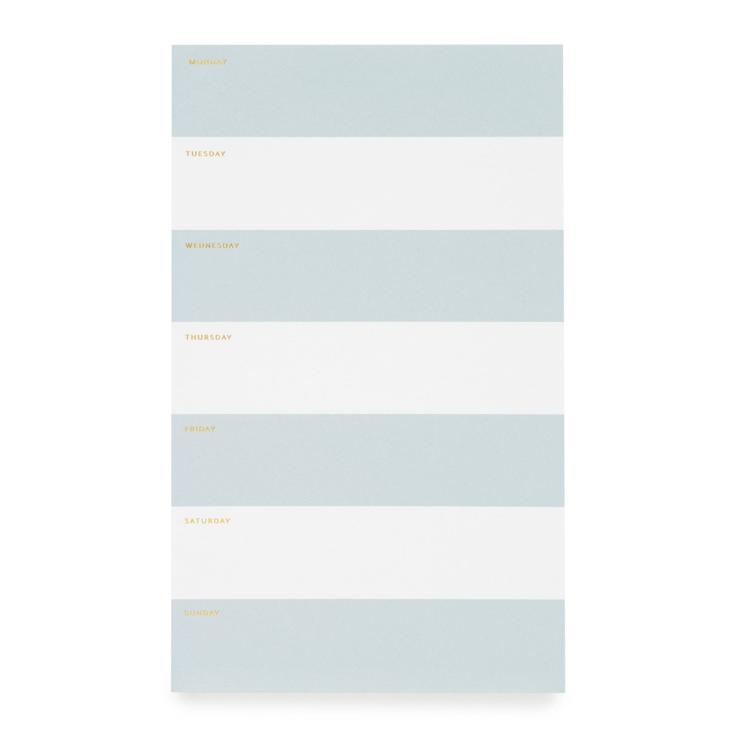 Sugar Paper - Blue Striped Weekly Notepad