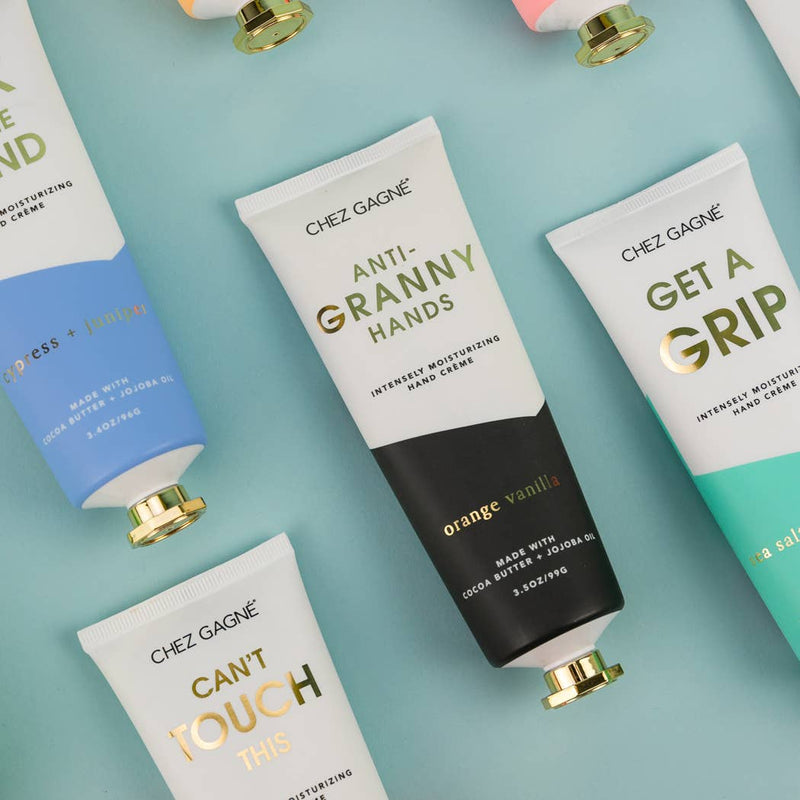 Chez Gagné - Anti-Granny Hands - Hand Cream, Funny Gift, Orange Vanilla