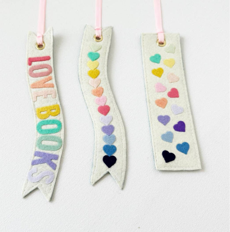 Milo & Mollie - Shh… Rainbow Felt Bookmark