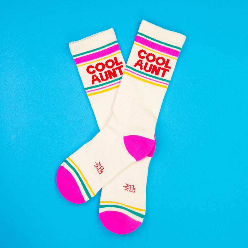 Gumball Poodle - Cool Aunt Gym Crew Socks - Jennie Dots 