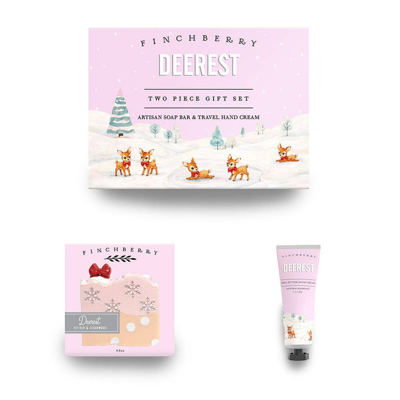 FinchBerry - Deerest 2 Pc Stocking Stuffer Holiday Gift Set