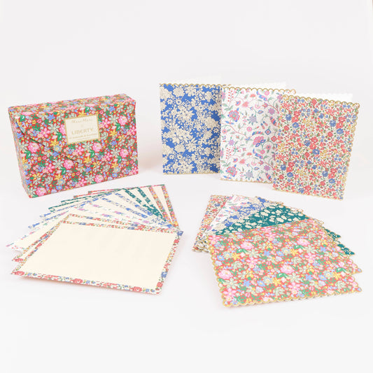 Meri Meri - Meri Meri x Liberty Vibrant Boxed Notecards