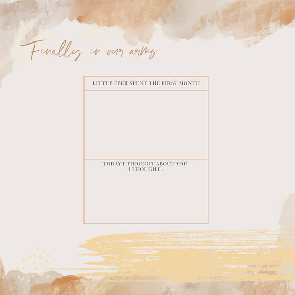 My Foot Book: Footprints through the first year - Jennie Dots 