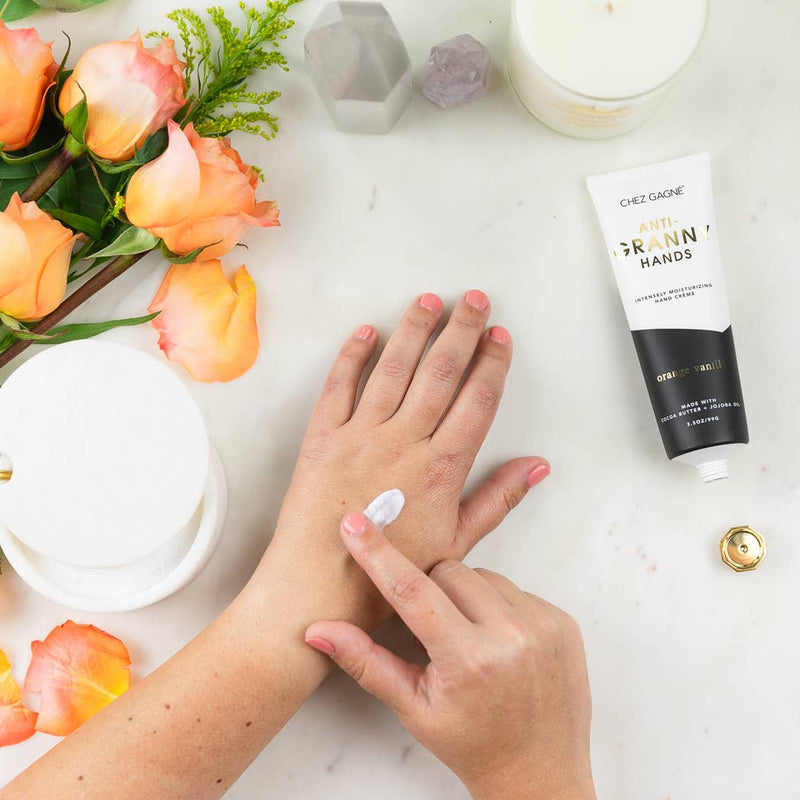 Chez Gagné - Anti-Granny Hands - Hand Cream, Funny Gift, Orange Vanilla