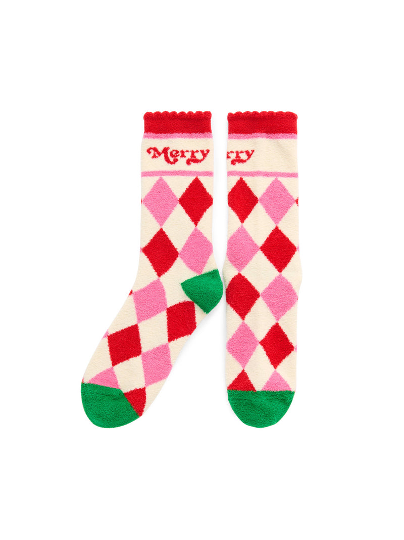 Shiraleah - Merry Argyle Cozy Socks