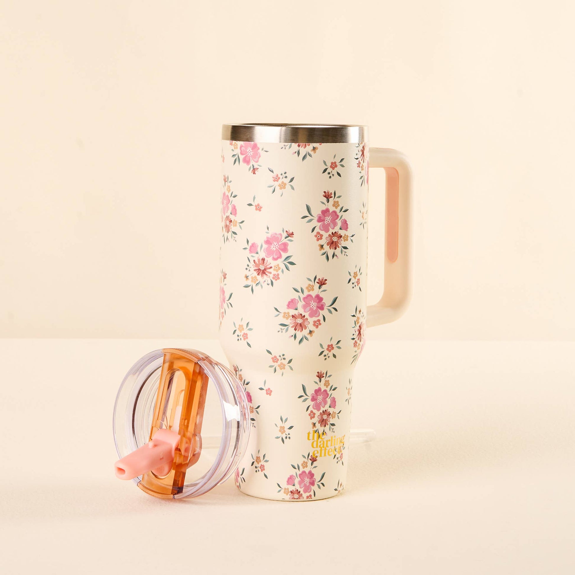 Endless Daydream Cream - 40 oz Lifestyle Flip Straw Tumbler - Jennie Dots