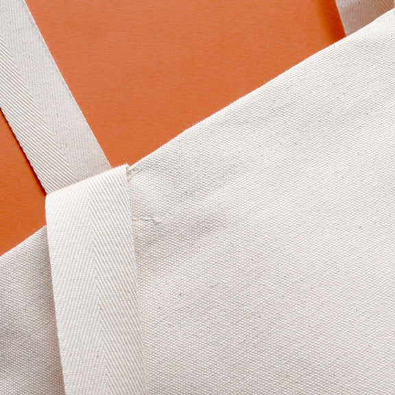 Everything is OK - Big Canvas Tote Bag by Alphabet Bags - Jennie Dots