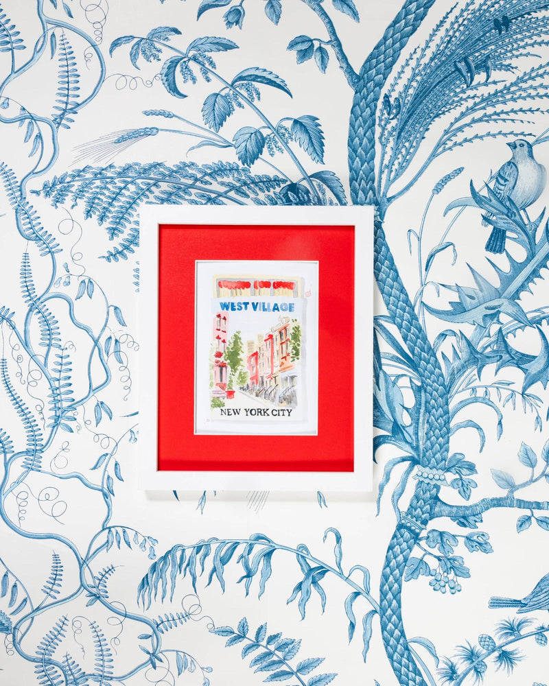 Furbish Studio - West Village NYC Matchbook Art Print