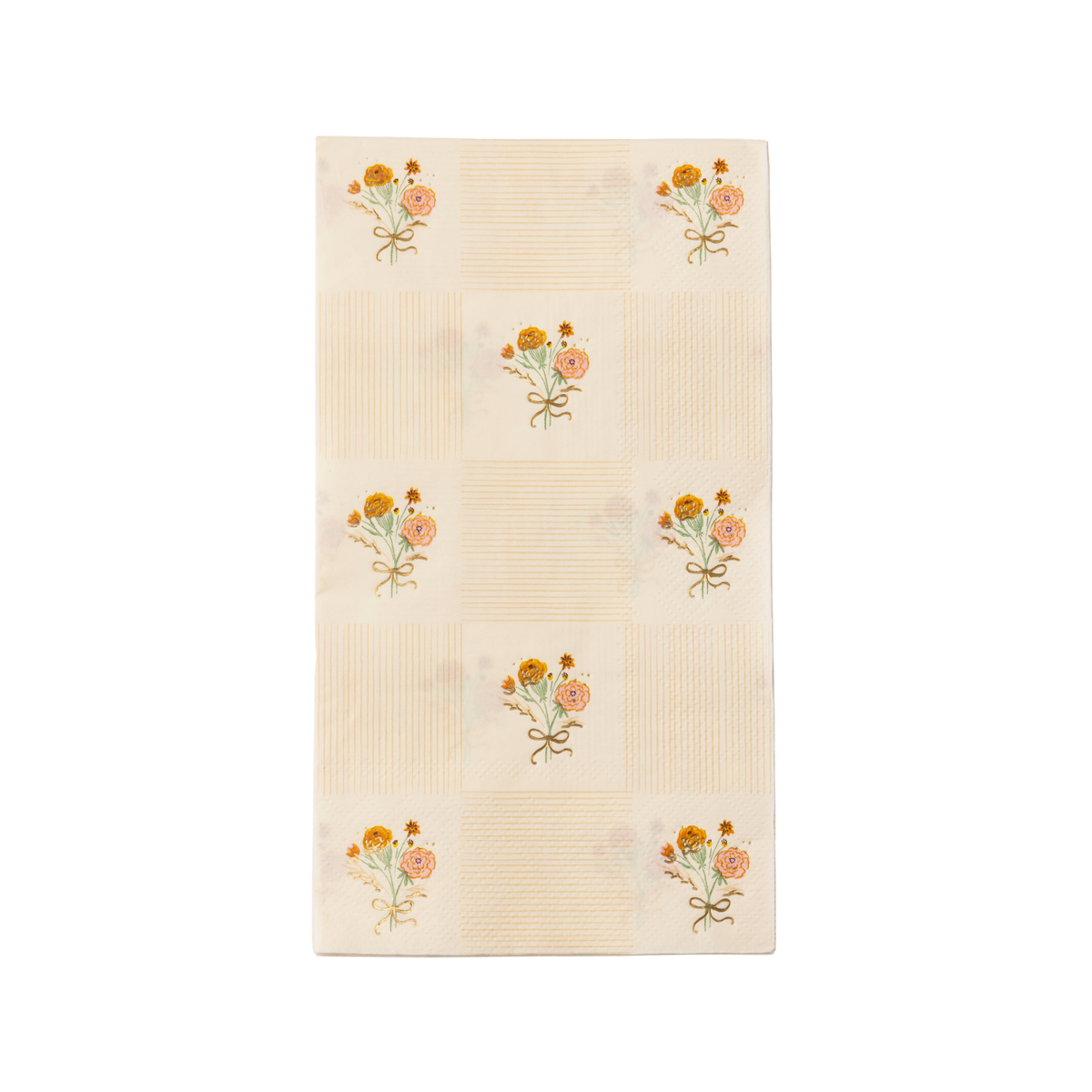 Bonjour Fête - Cozy Fall Floral Guest Towels, 3-Ply (Set of 20)