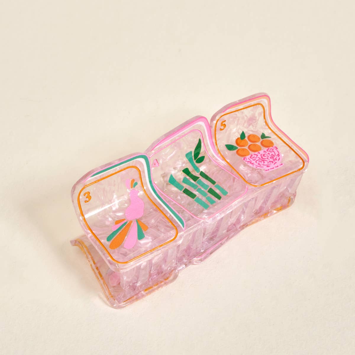 The Darling Effect - Shape Up Claw Clip–Mahjong Tiles