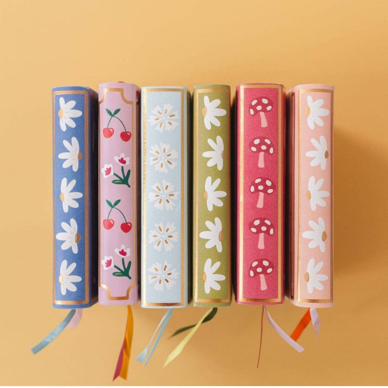Pippi Post - Light Blue Floral 5x7 Lined Softcover Book Journal