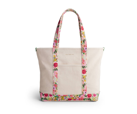 Rifle Paper Co. - Garden Party Canvas Carry All Tote Bag - Jennie Dots
