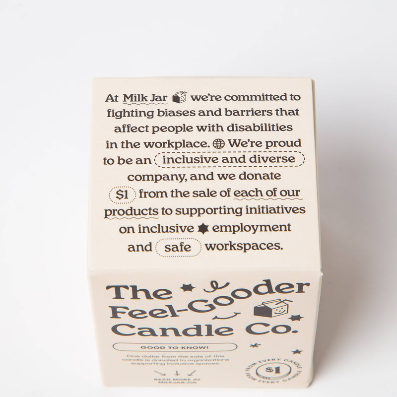 Milk Jar Candle Co. - Fresh Laundry - Rain, Cotton & Vanilla Coco Soy 8oz Candle