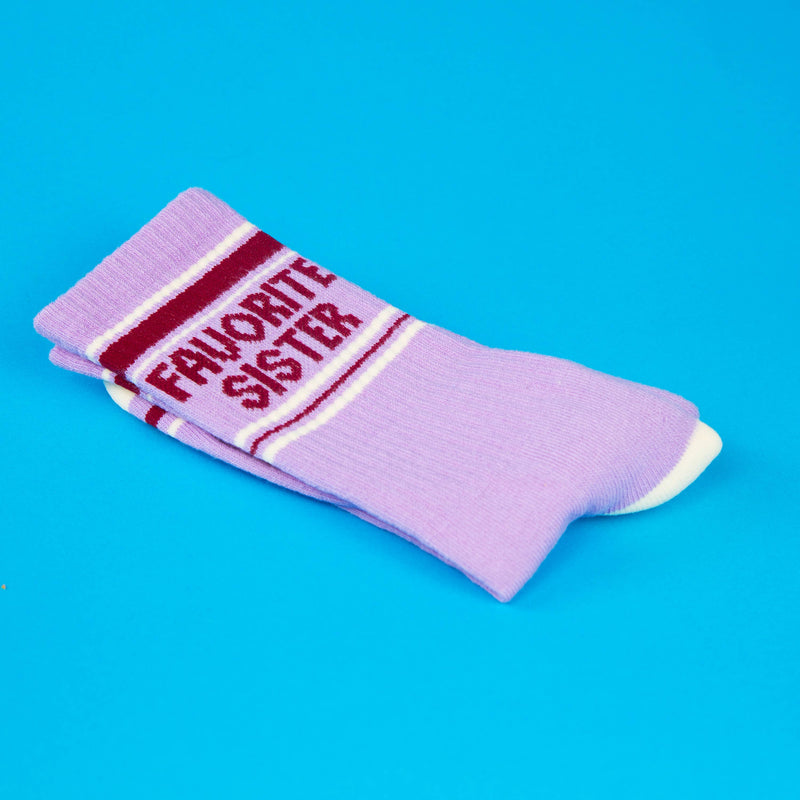 Gumball Poodle - Favorite Sister Gym Crew Socks - Jennie Dots 