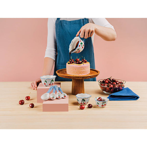 Danica Jubilee - Very Cherry Measuring Spoons Set of 4 - Jennie Dots 