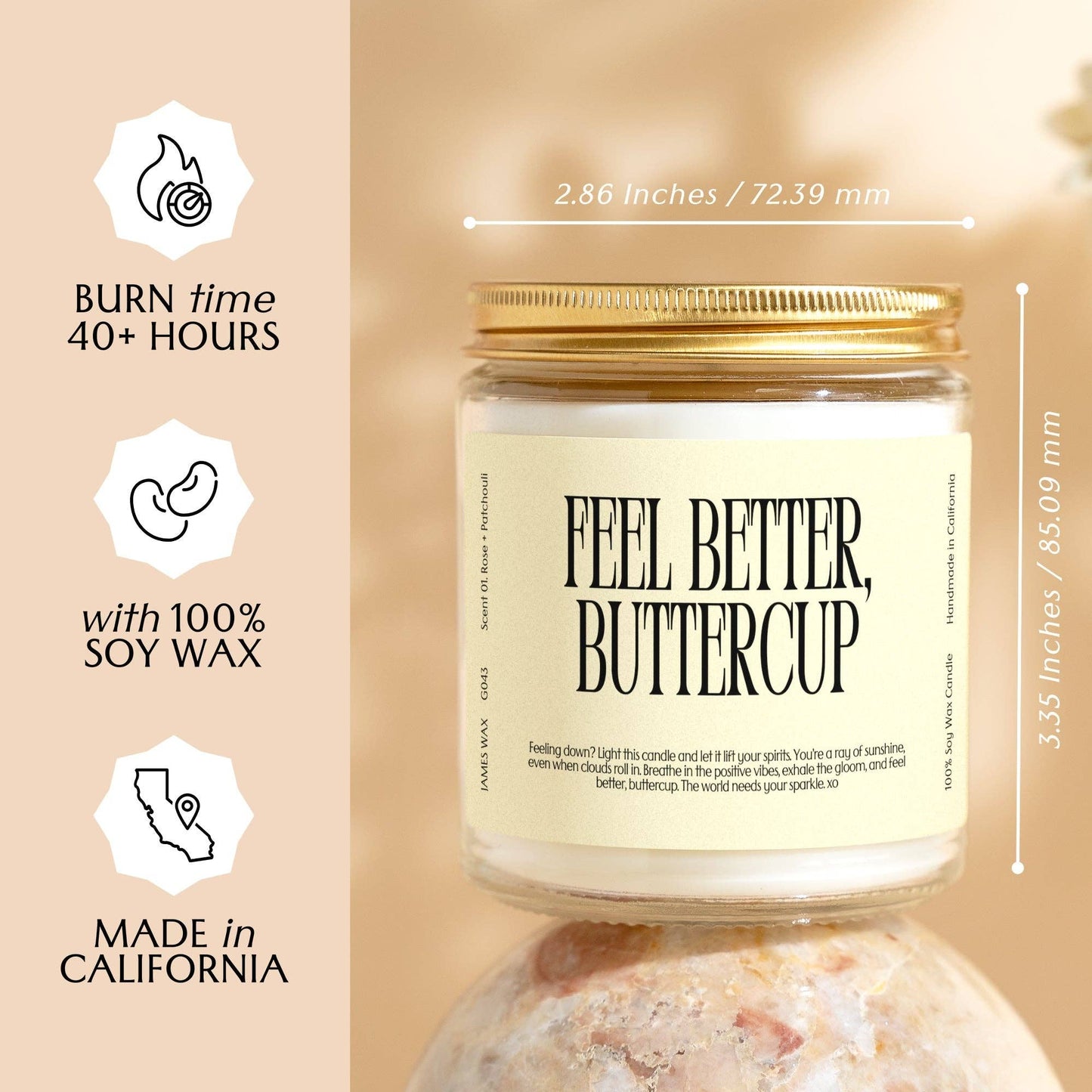 “Feel Better, Buttercup” Candle