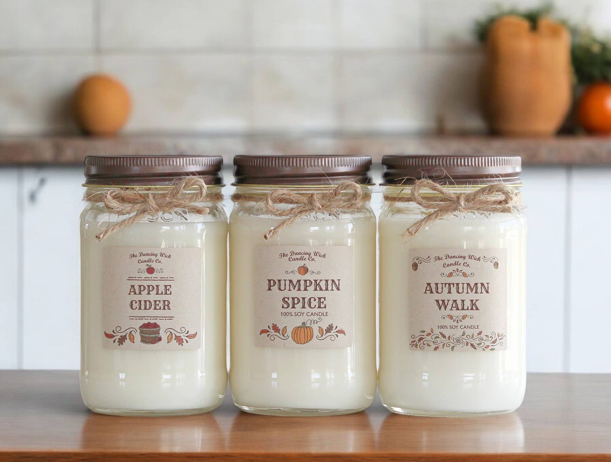 Fall Apple Cider Candle - Jennie Dots