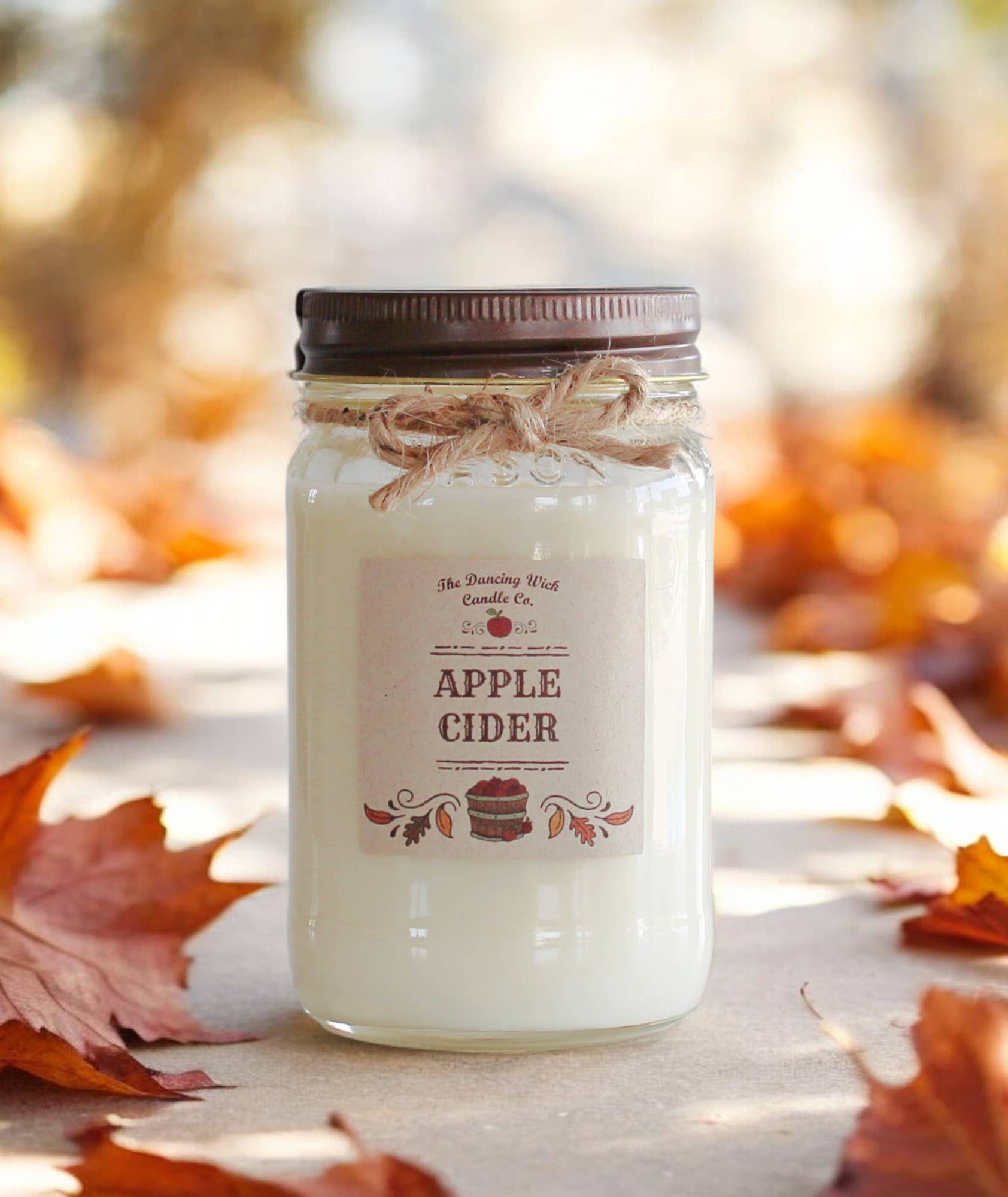 Fall Apple Cider Candle - Jennie Dots