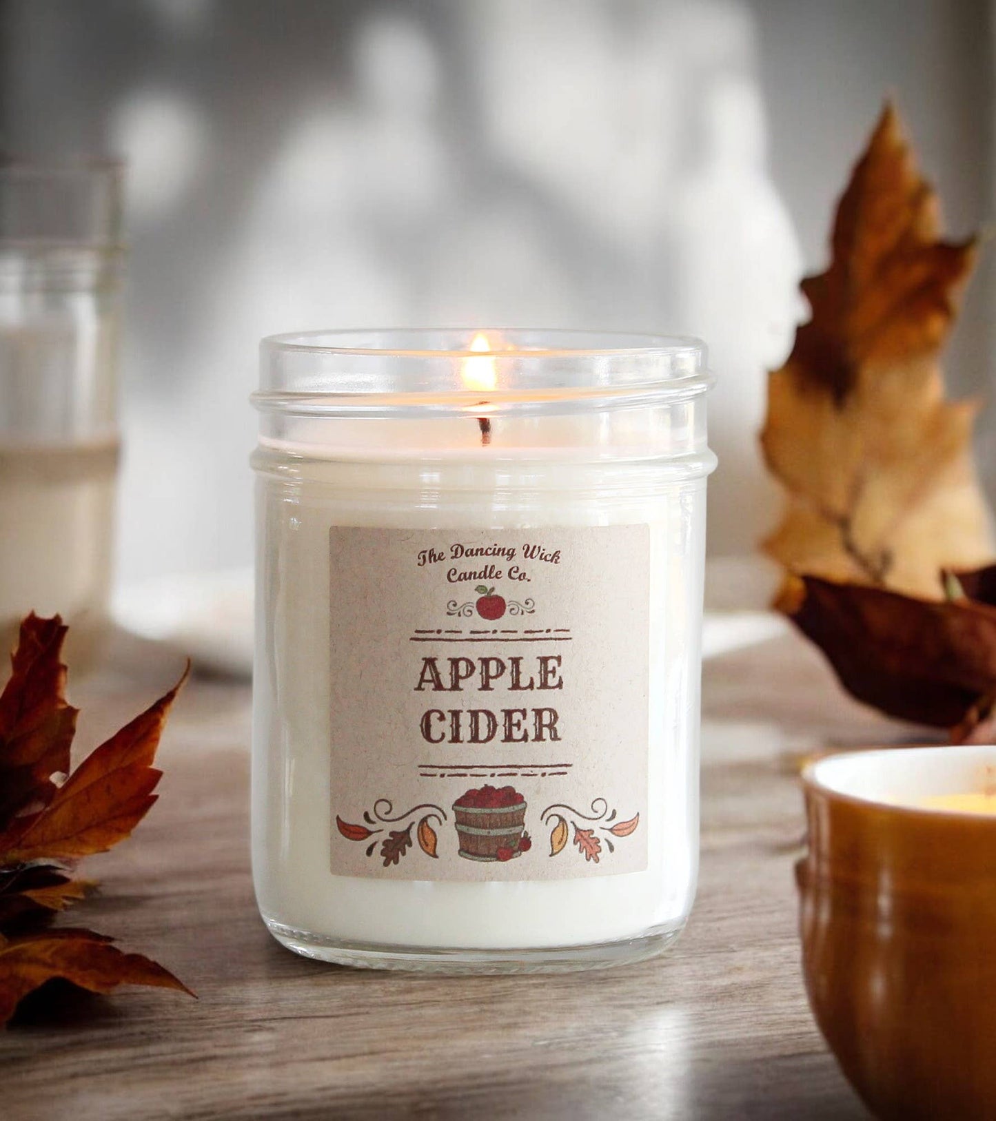 Fall Apple Cider Candle - Jennie Dots