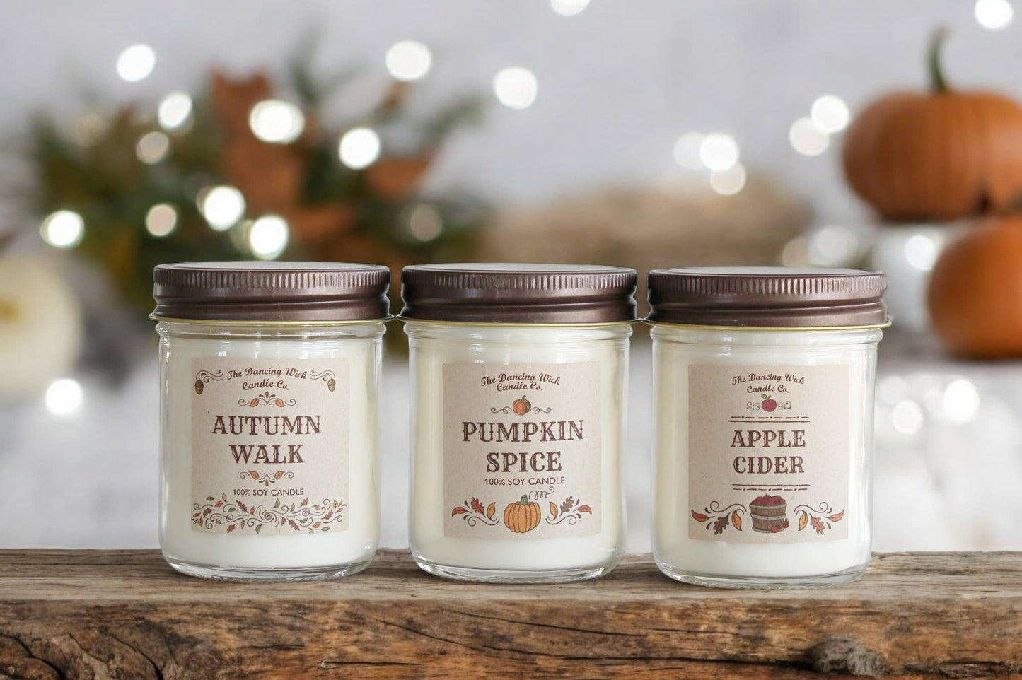 Fall Apple Cider Candle - Jennie Dots