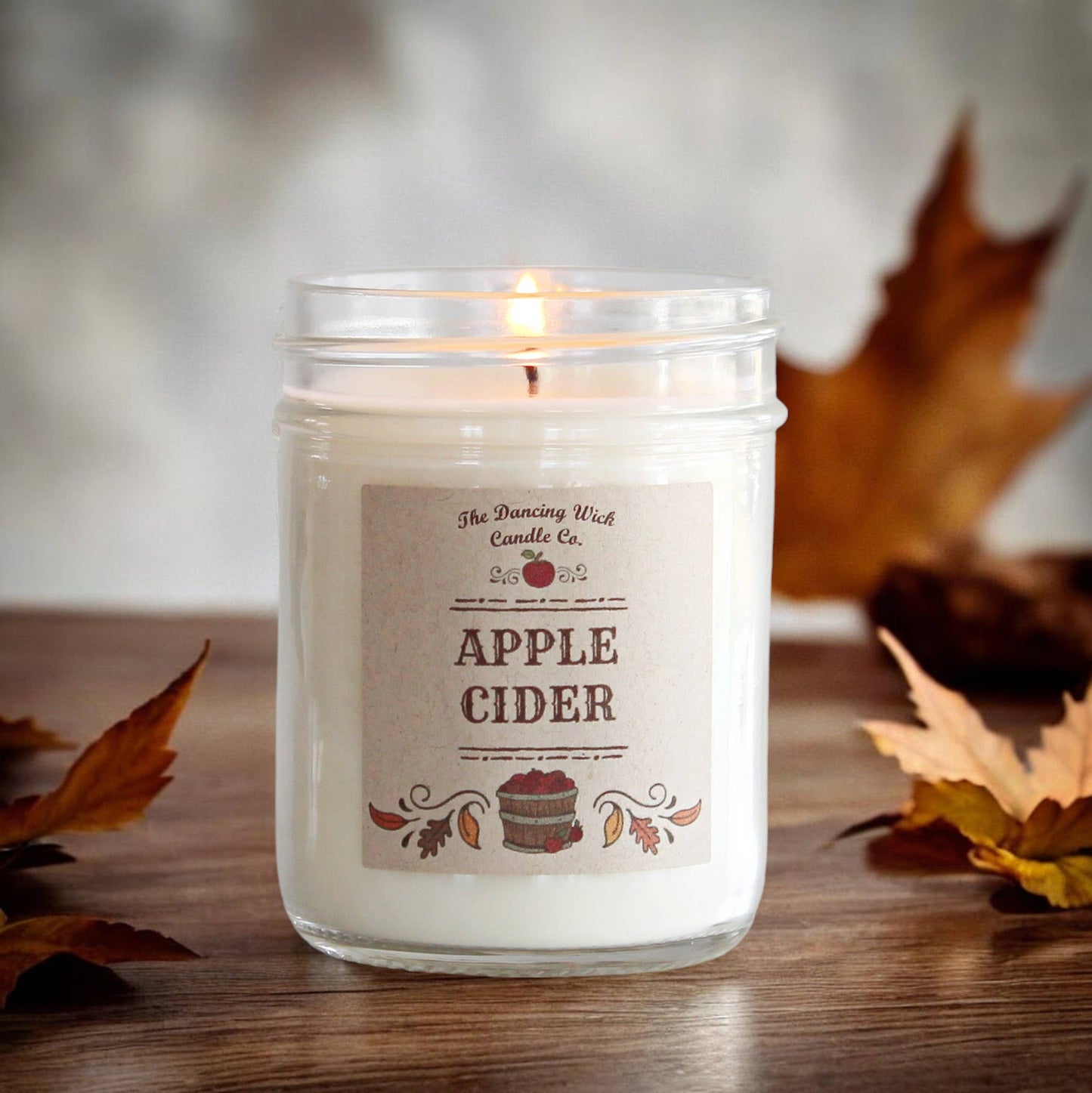 Fall Apple Cider Candle - Jennie Dots