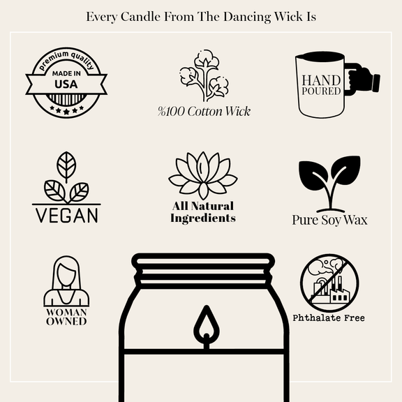 Fall Mason Jar Candle - Autumn Walk - Jennie Dots
